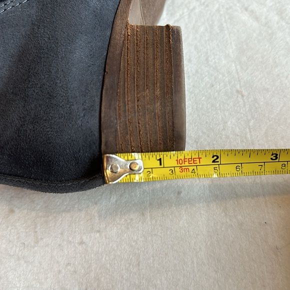 Carlos Brianne Blue Faux Suede Material Booties, size 8.5 - Picture 10 of 10